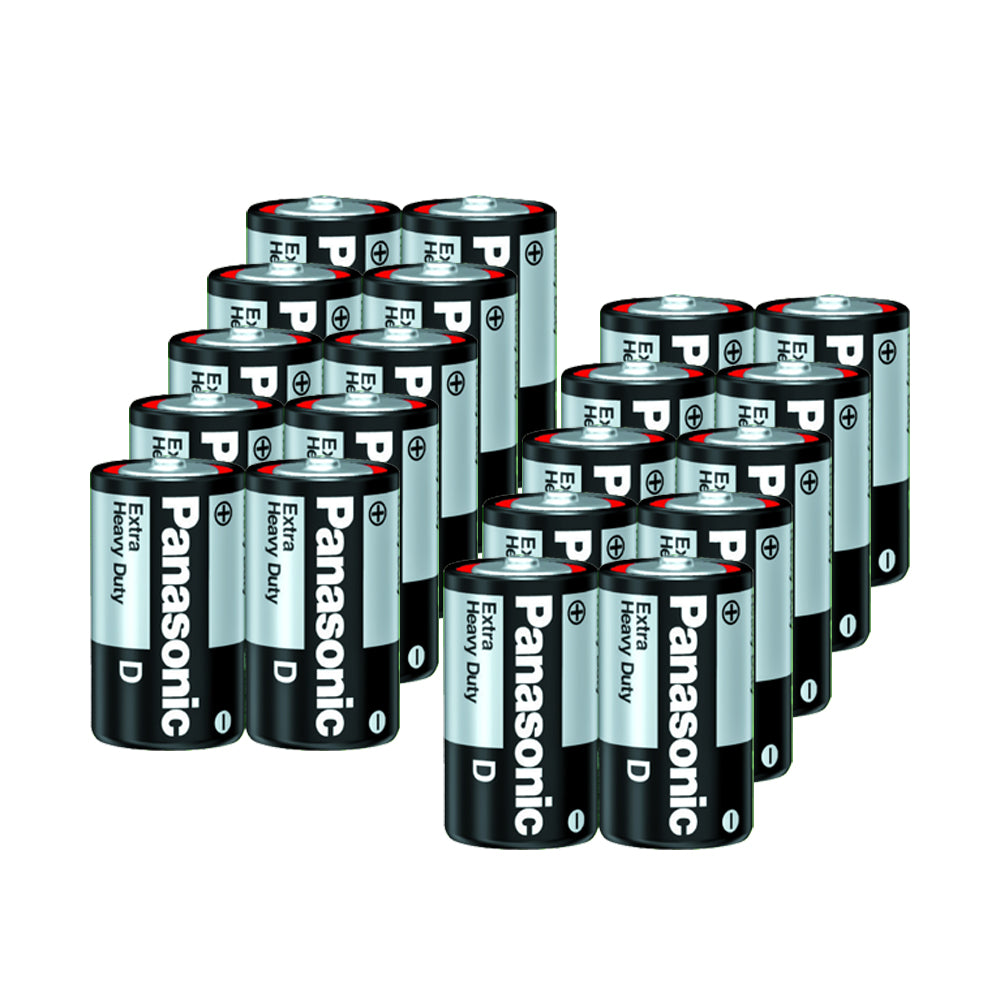 Panasonic R20NPT/2S Extra Heavy Duty Size D (Pack of 2) Battery 1.5V (PACK OF 10)