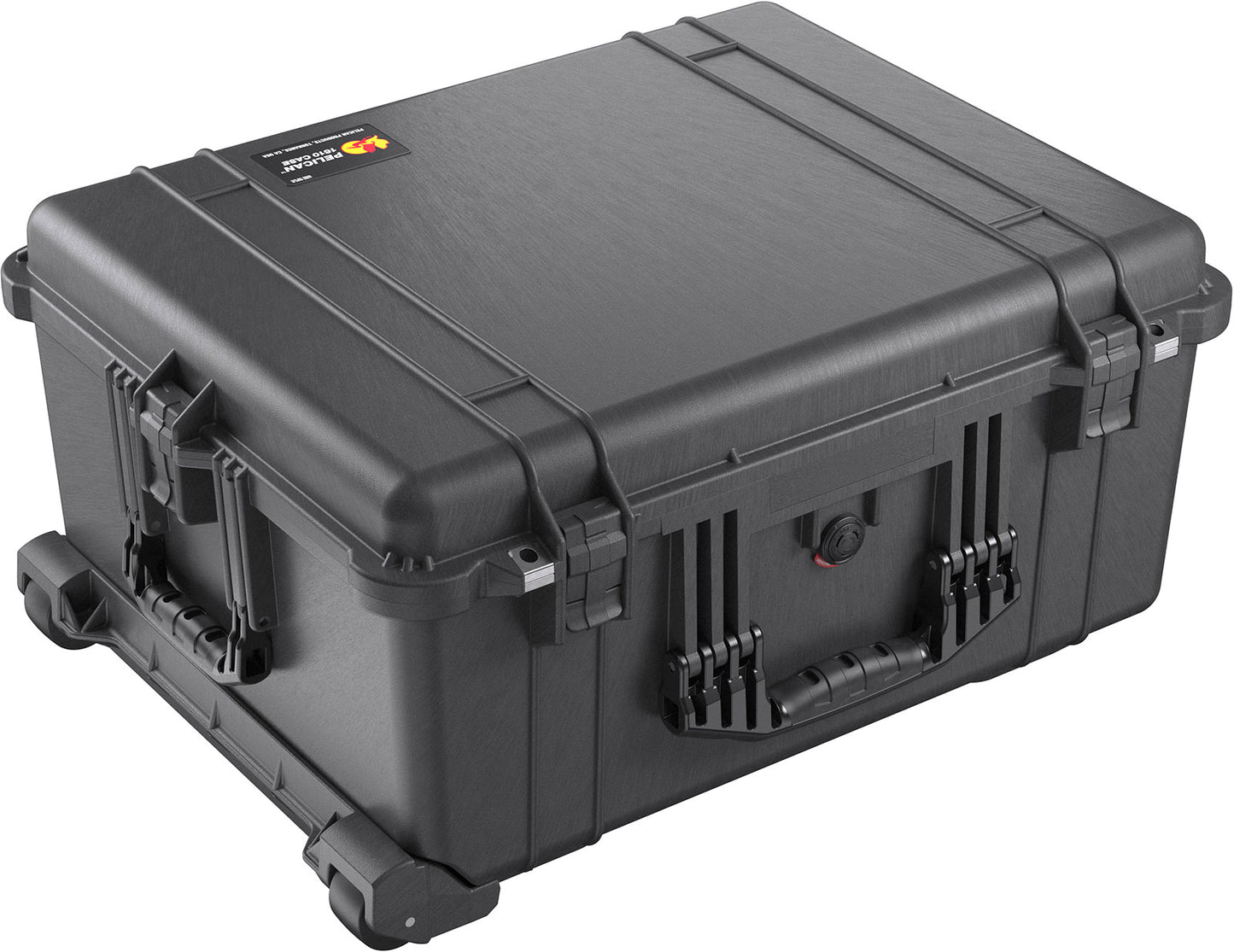 Pelican 1610 Protector Transport Case Unbreakable Watertight Dustproof Trolley Hard Casing with Extension Handle and Wheels, IP67 Rating (with Foam / Dividers)
