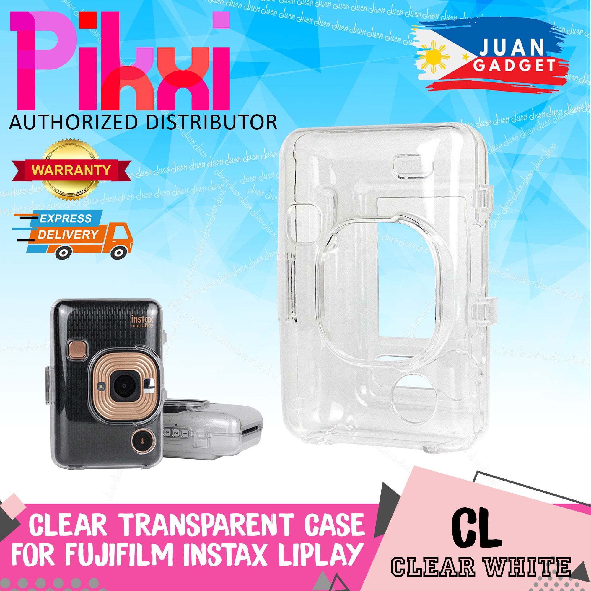 Clear Case for Fujifilm Instax Mini Liplay Hybrid Instant Film