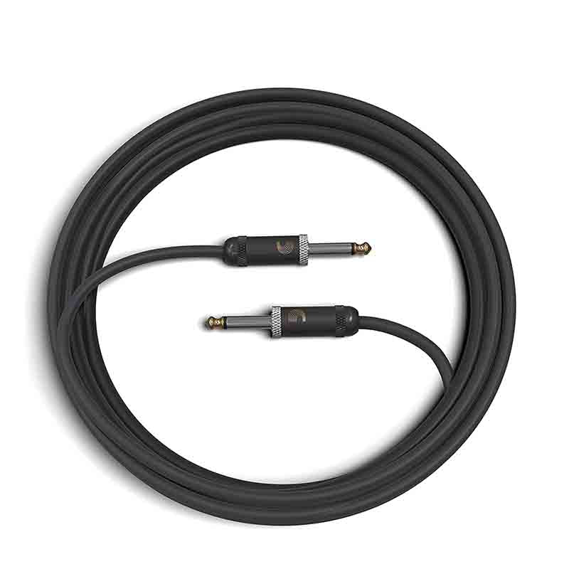 Planet Waves 15ft American Stage Instrument Cable (Straight to Straight) with 1/4" TS Male to Male for Guitar | PW-AMSG-15