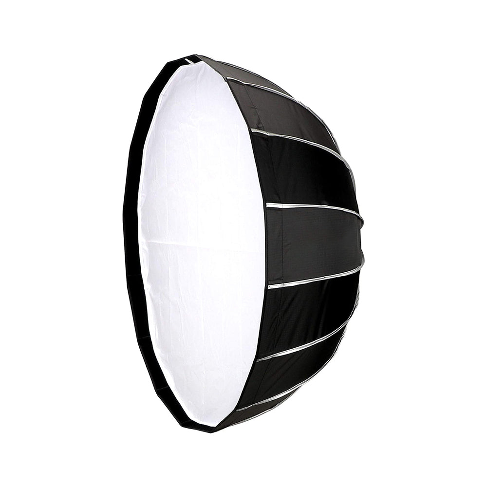 Pxel CH-P90 90cm Round Parabolic Softbox with Honeycomb Grid, Front & Inner Diffuser and Carrying Case for Bowens Mount Studio Flash | SB-GO90