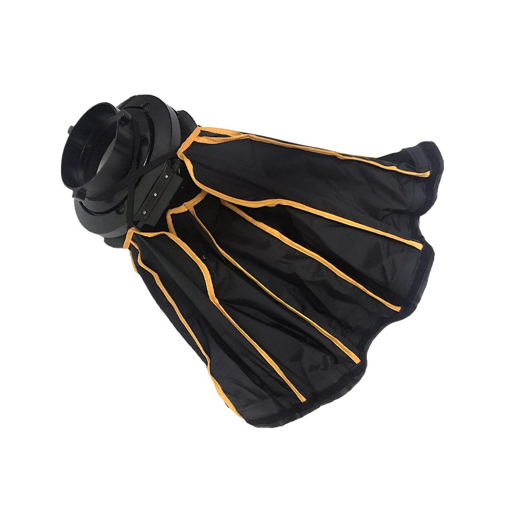 Pxel SB-O45 45cm Round Parabolic Softbox with Built-in Front & Inner Diffuser and Silver Interior with Carrying Case for LED Video Light and Studio Flash