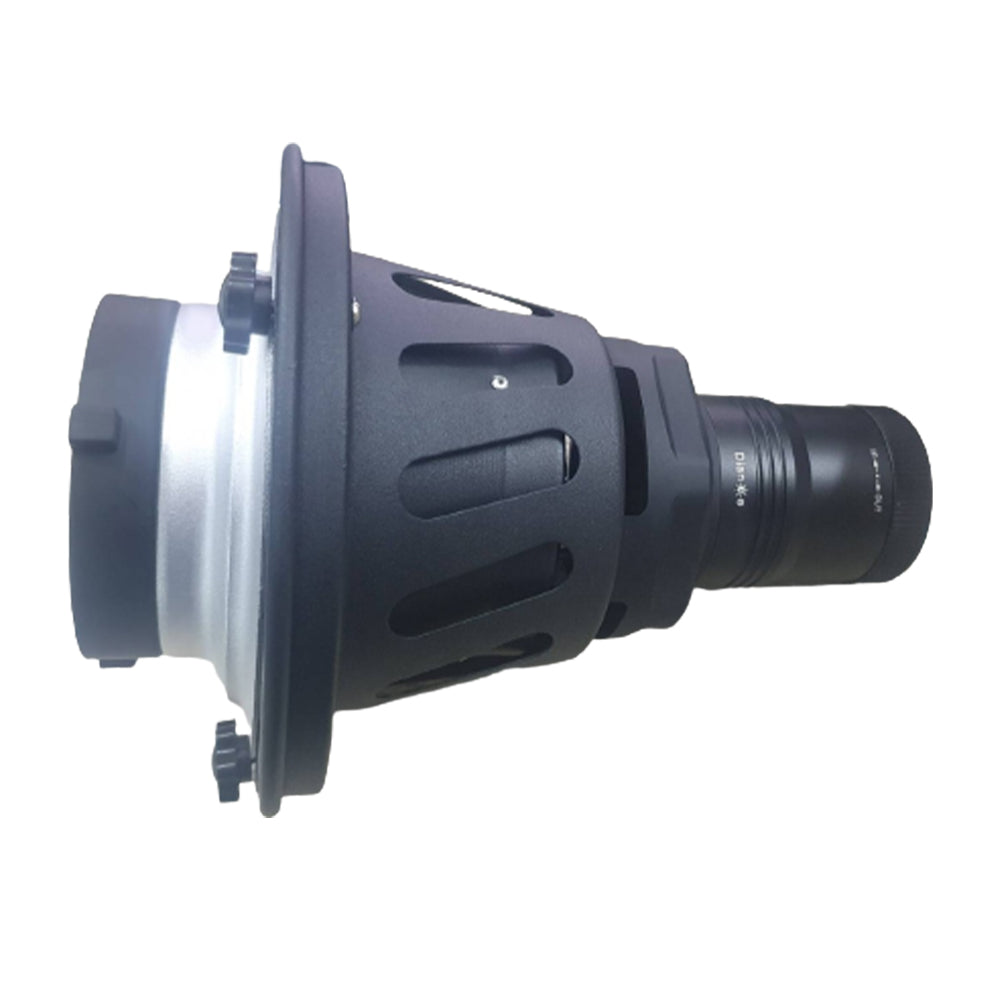 Pxel ST-OC1 Conical Snoot Optical Condenser Bowens Mount with Card Slot, Assorted Color Films and Modelling Piece for LED Video Light and Studio Flash