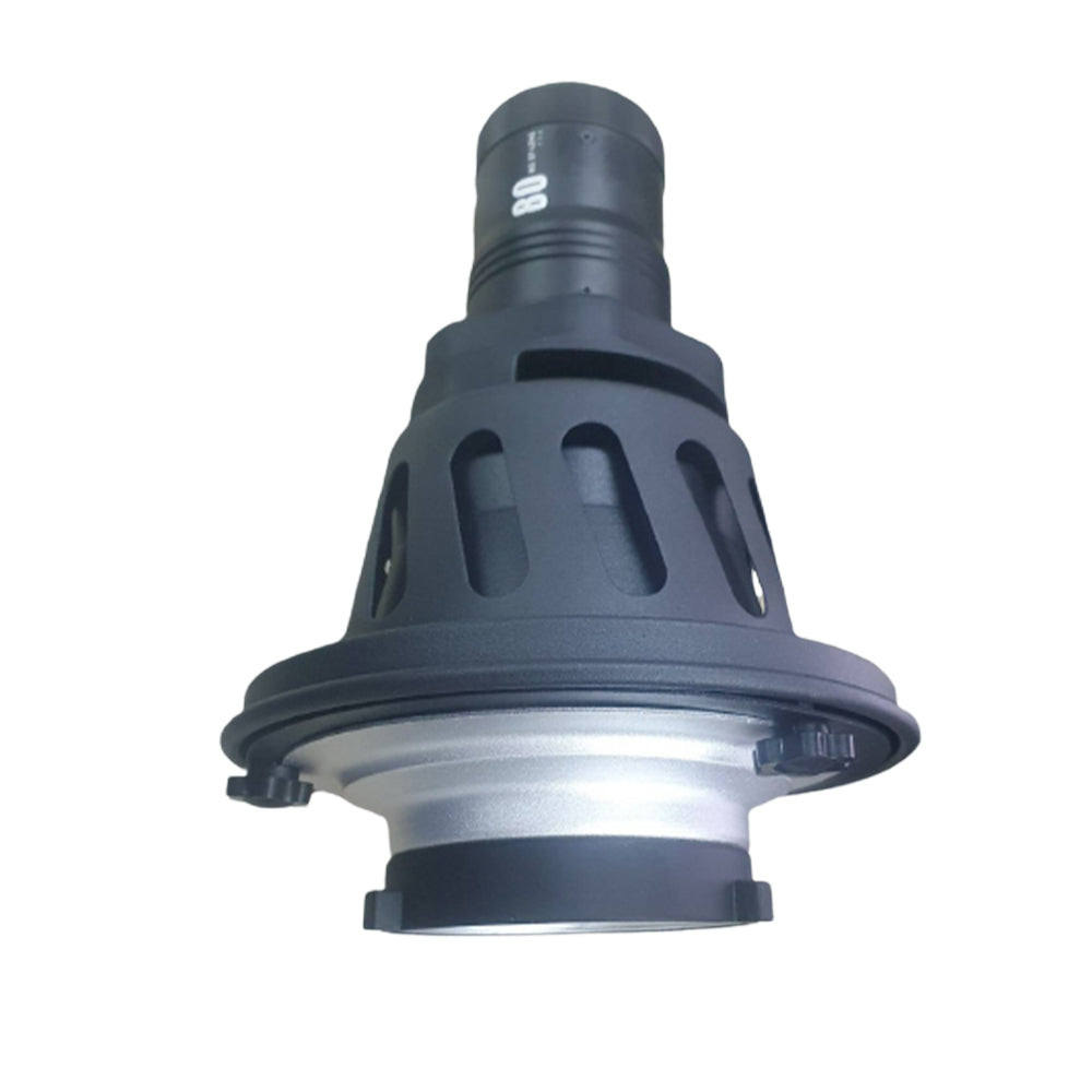 Pxel ST-OC1 Conical Snoot Optical Condenser Bowens Mount with Card Slot, Assorted Color Films and Modelling Piece for LED Video Light and Studio Flash