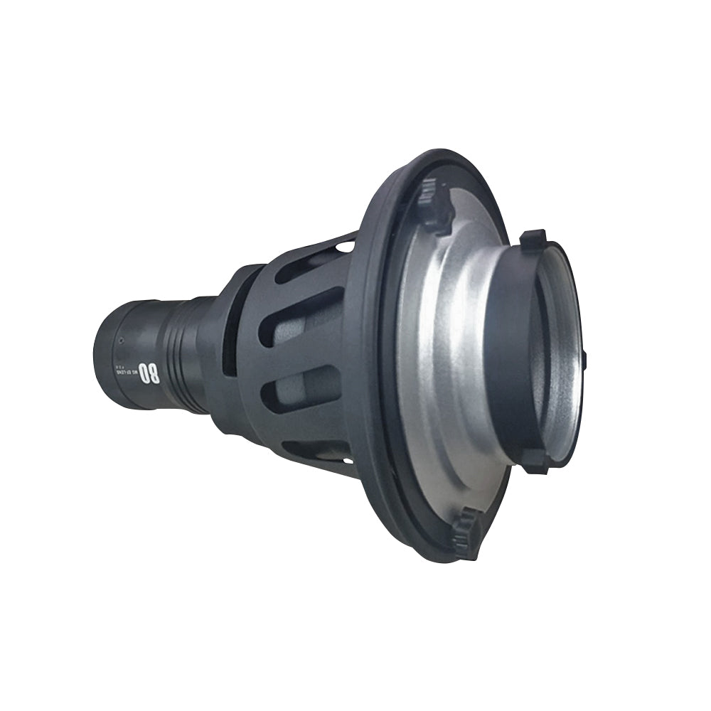 Pxel ST-OC1 Conical Snoot Optical Condenser Bowens Mount with Card Slot, Assorted Color Films and Modelling Piece for LED Video Light and Studio Flash