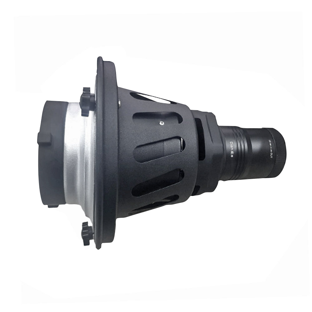 Pxel ST-OC1 Conical Snoot Optical Condenser Bowens Mount with Card Slot, Assorted Color Films and Modelling Piece for LED Video Light and Studio Flash