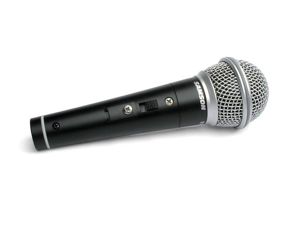 Samson R21S3 3-Pack / Single Cardioid Dynamic Microphone Bundle Set Kit with Mic Clip and XLR Male to XLR Female Cable, 80 Hz to 12 kHz Frequency Range for Audio Vocal and Instrument Recording, Live Performance, Music Education, Karaoke, Multimedia