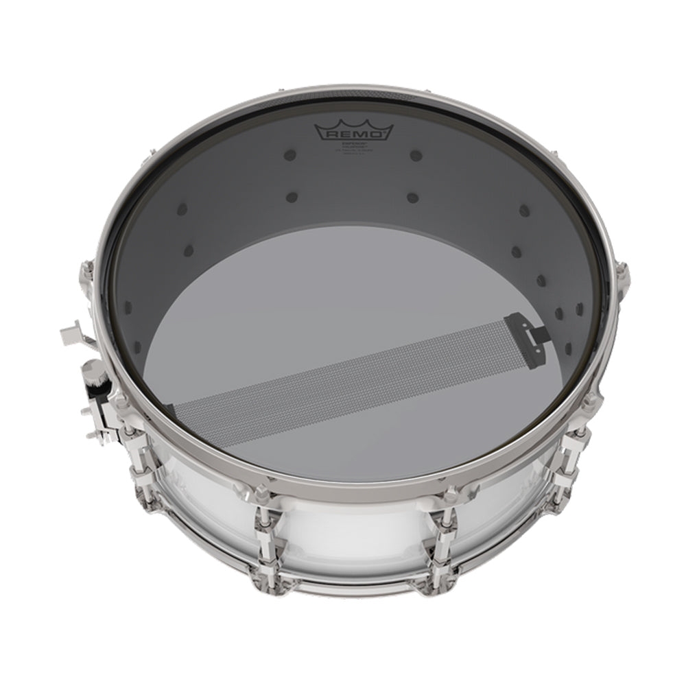 Remo Emperor 13" Colortone Smoke Drum Head with Skyndeep Imaging Technology, 2-Ply 7 Mylar Clear Film with Powerful Projection Tone and Durability for Snare, Tom & Resonant Batter Drums BE-0313-CT-SM