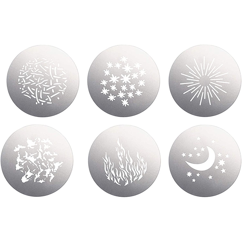 Godox SA-09 Gobo Stencil Set Kit (6PCS) with Assorted Creative Effect for SA Studio Light Projection Attachment & Lighting Effects for Cameras