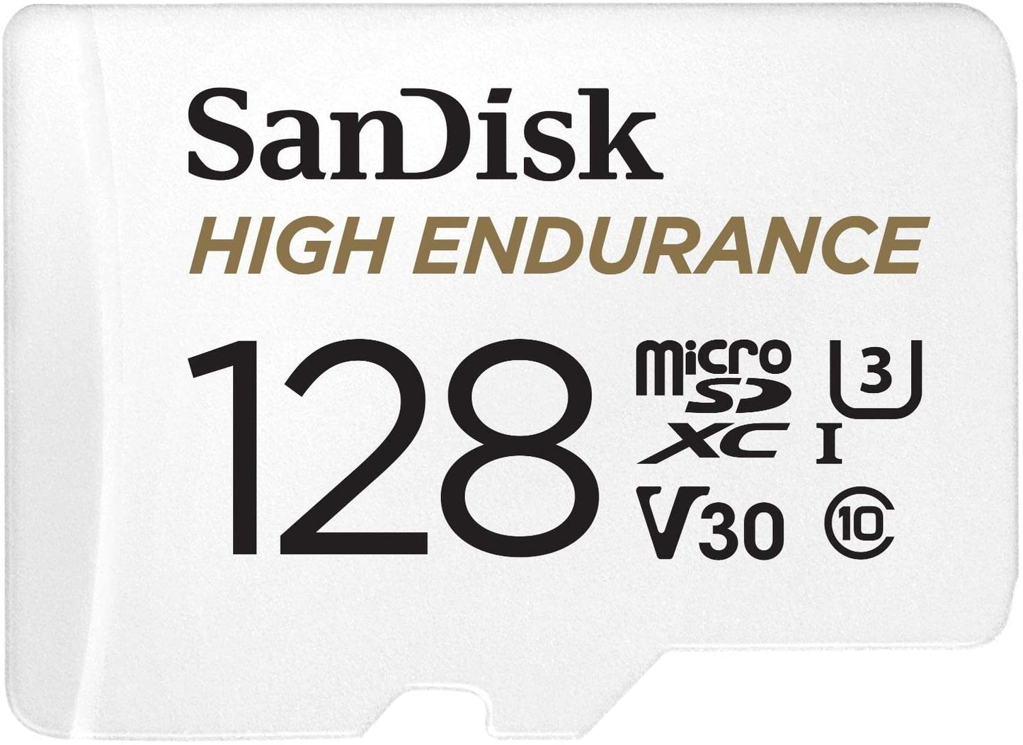 SanDisk HIGH ENDURANCE microSD Card U3, V30, 4K UHD SDXC Class 10, 100mb/s and 40mb/s Read and Write Speed with Adapter (32GB, 64GB, 128GB, 256GB)
