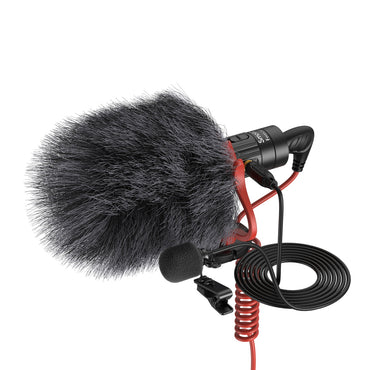 SmallRig Forevala S20 Cardioid Lavalier Microphone Plug-and-Play On-Camera for Vlogging, YouTube, TikTok | 3468