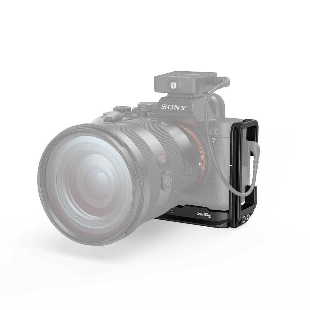 SmallRig L-Bracket with Bottom and Extendable Side Dovetail Plates for Sony Alpha 1 (A1) and Alpha 7 (A7 IV, A7S III) Mirrorless Cameras | 3660B