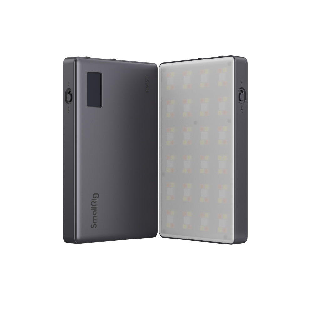 SmallRig RM120 5000mAh Full Color RGB LED Video Light with Long Battery Life, 12 Light Effects and 3-Hours Maximum Brightness | 3808