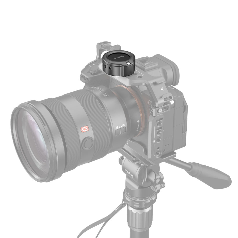 SmallRig Camera Tracking Device Mount Cage / Quick Release Mount Plate Compartment Tracker Enclosure with Dual 1/4"-20 Screw Mount and Built-In EVA Pad AirTag | MD4149, MD4150