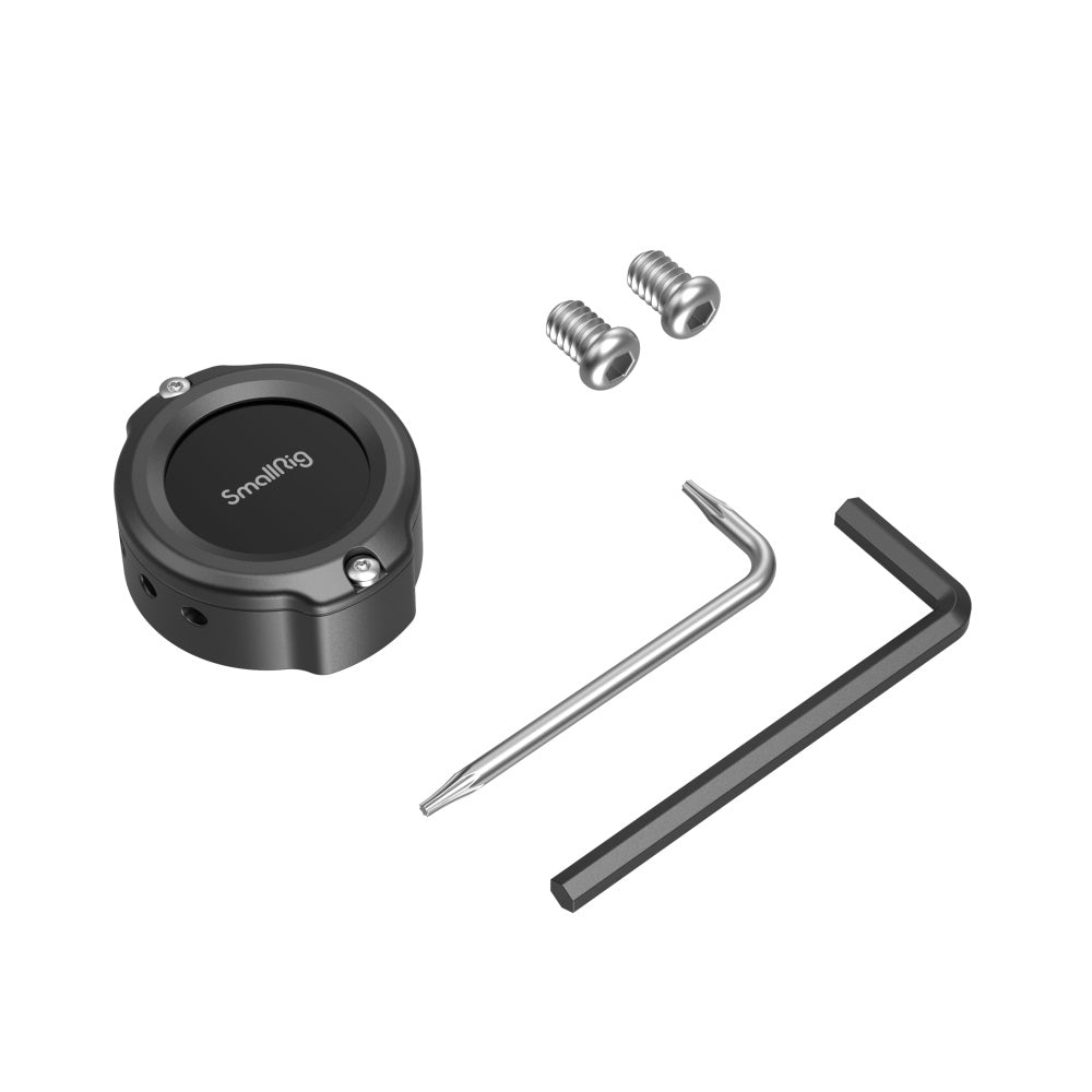 SmallRig Camera Tracking Device Mount Cage / Quick Release Mount Plate Compartment Tracker Enclosure with Dual 1/4"-20 Screw Mount and Built-In EVA Pad AirTag | MD4149, MD4150