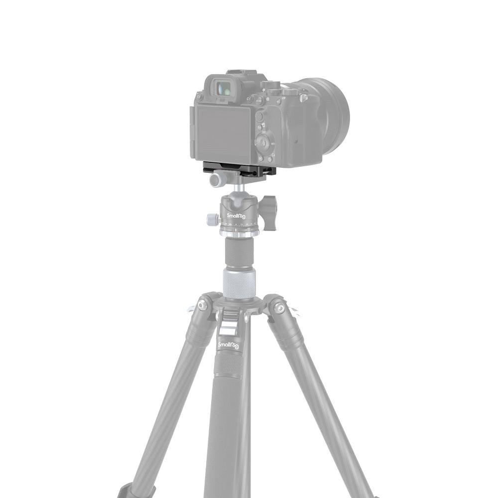 SmallRig Camera Tracking Device Mount Cage / Quick Release Mount Plate Compartment Tracker Enclosure with Dual 1/4"-20 Screw Mount and Built-In EVA Pad AirTag | MD4149, MD4150