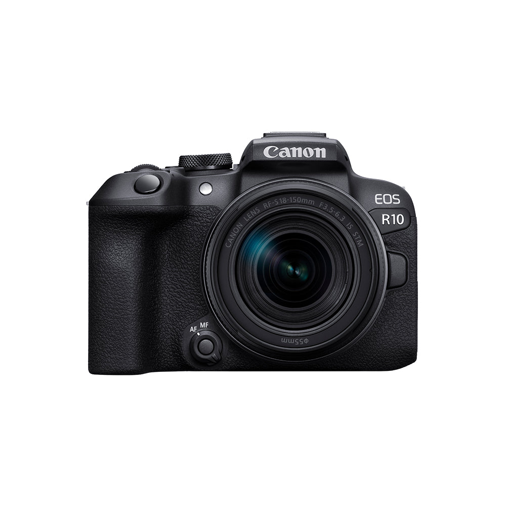 Canon EOS R10 Mirrorless Camera with RF-S 18-45mm f/4.5-6.3 IS STM, 18-150mm f/3.5-6.3 IS STM Lens Kit, 24.2MP APS-C CMOS Sensor DIGIC X Processor, 4K UHD Video, Touch Screen LCD Display, Optical & Movie Digital Image Stabilizer