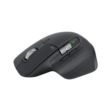 Logitech MX Master 3S Wireless Performance Mouse with 8000 DPI, Ultra-Fast Scrolling, Quiet Clicks, Gesture Controls, and USB-C Rechargeable for Desktop and Laptop PC Gaming (Graphite Black)