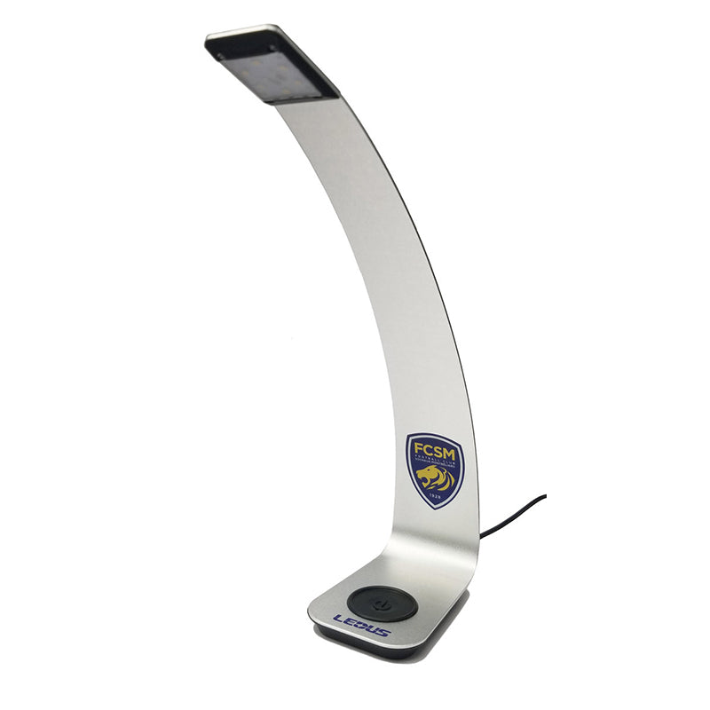Ledus 6 Bulb Dimmable LED Desk and Table Lamp with 3 Brightness Levels (Football Club Sochaux-Montbeliard Special Edition) (Silver, Blue)