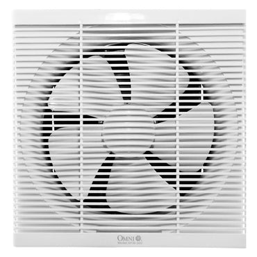 OMNI XFW-200 8 inches Wall Mounted Exhaust Fan 33W 220V with Anti-Vibration Mounting, Equipped with Thermal Fuse, Self-lubricating Motor, Reduced Noise