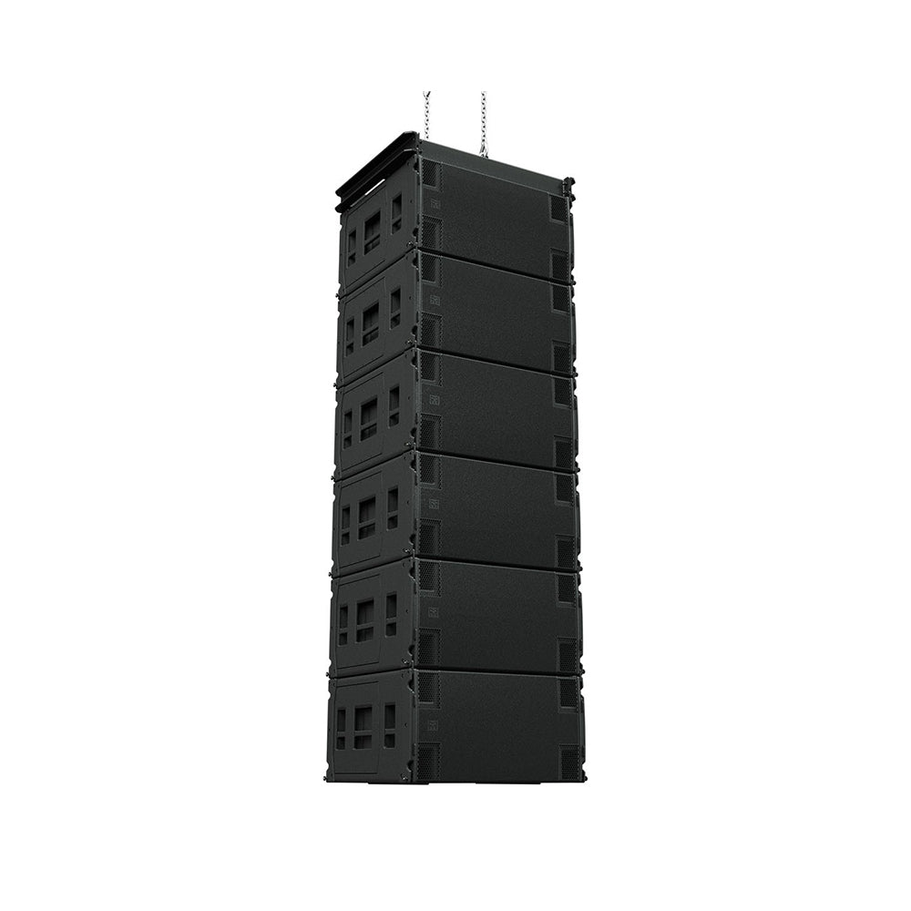 Martin Audio SXH218 2 x 18" 12000W/3000W High-Output Passive Hybrid Horn and Reflex Subwoofer with Detachable Caster Skids for Stage Music Performance