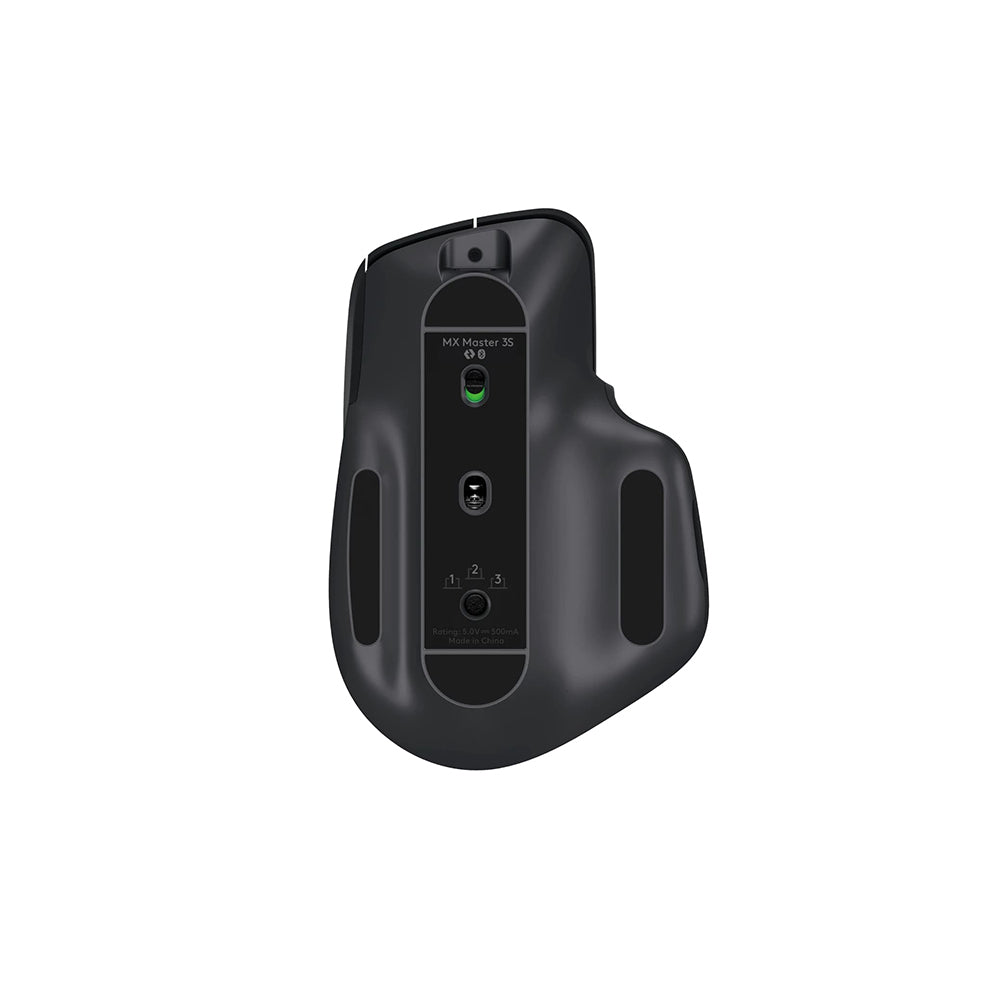 Logitech MX Master 3S Wireless Performance Mouse with 8000 DPI, Ultra-Fast Scrolling, Quiet Clicks, Gesture Controls, and USB-C Rechargeable for Desktop and Laptop PC Gaming (Graphite Black)