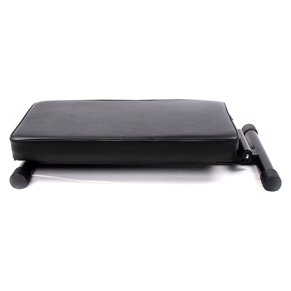Surelock KB01 Adjustable Piano Chair Stool with Collapsible Foldable Cross Base and Foam Padding