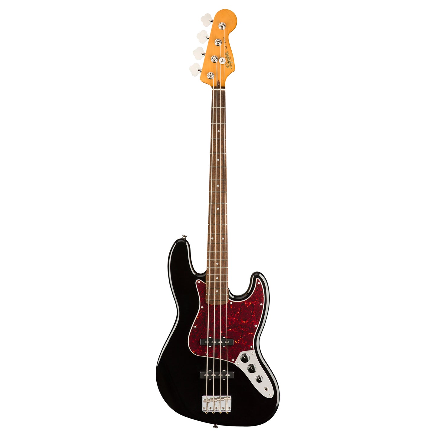 Squier by Fender Classic Vibe '60s Jazz Bass Electric Guitar Vintage Style LRL with SS Pickup, Nickel Plated Hardware (Sunburst, Blue, Black)