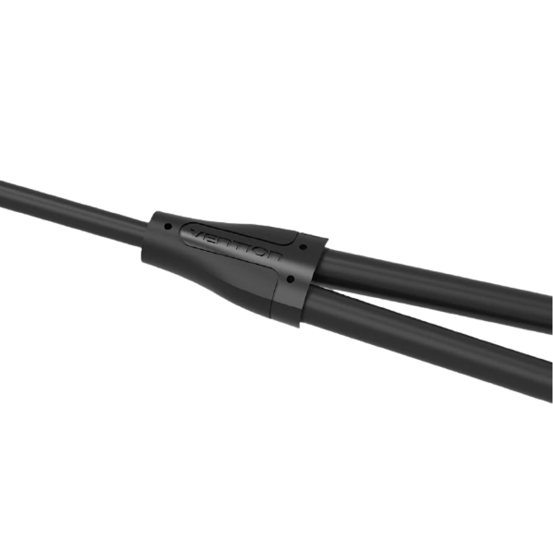 Vention 3.5mm Male to 2 6.5mm L / R Channel Male 5-Meters Gold Plated (BAC) Audio Cable for Amplifiers, Sound Box, Laptops, Mobile Phones (Available in Different Lengths)