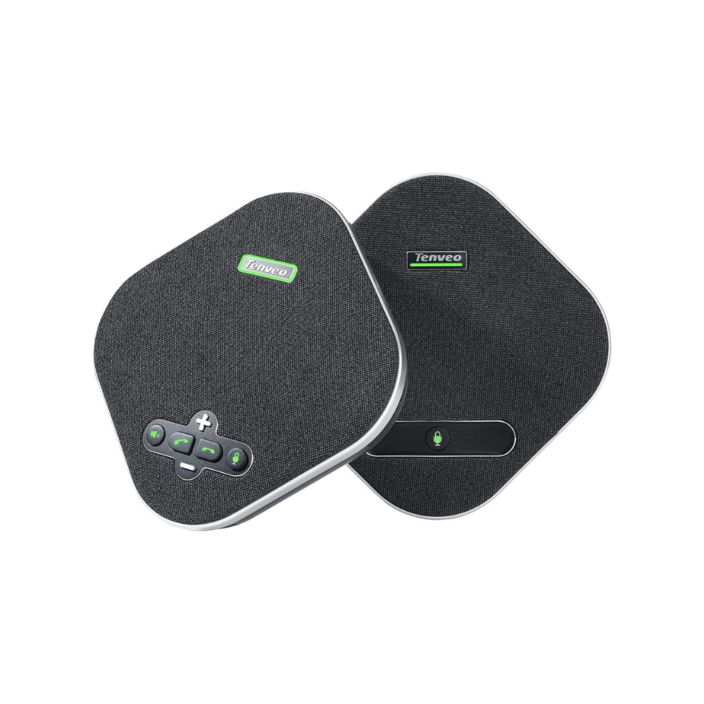 Tenveo NA200EX / NA200BEX Portable Conference Speakerphone with Daisy Chain, 10m Voice Pickup, Voice AI Noise & Echo Cancellation and Expansion Mic TEVO-NA200EX TEVO-NA200BEX