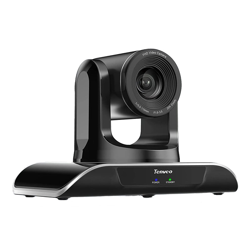 Tenveo TEVO-VHD20H 1080P FHD USB / HDMI PTZ Video Conference Camera with 20x Optical Zoom, Pan & Tilt, IR Remote Control, Wall Mount for Meetings and Live Streaming