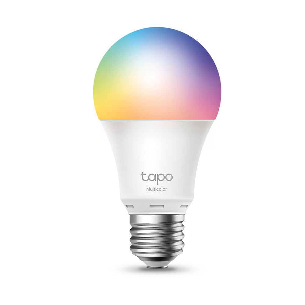 TP-Link Tapo L510E / L530E Smart Wi-Fi 2.4GHz Light Bulb, Dimmable / Multicolor 8.7W with 806lm Brightness, Voice Control, Remote Control, Away Mode, E27 Socket, Energy Saving, Schedule & Timer, No Hub Required