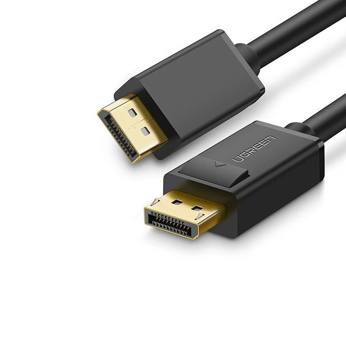 UGREEN 3D 4K 60Hz UHD DisplayPort Male to Male Gold-Plated Cable for Audio Video Sync and Stable Transmission with Press Click Connector (1M) | 10244