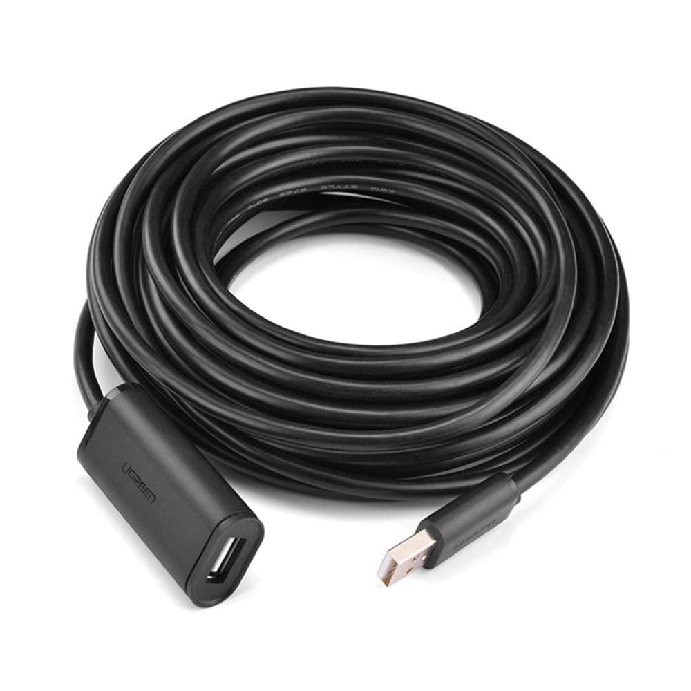 UGREEN USB 2.0 Male to Female Gold-Plated Extension Cable 480Mbps with FE1 Chip for PC, Laptops, Gaming Consoles, Printers (5M, 10M, 15M) | 10319, 10321, 10323