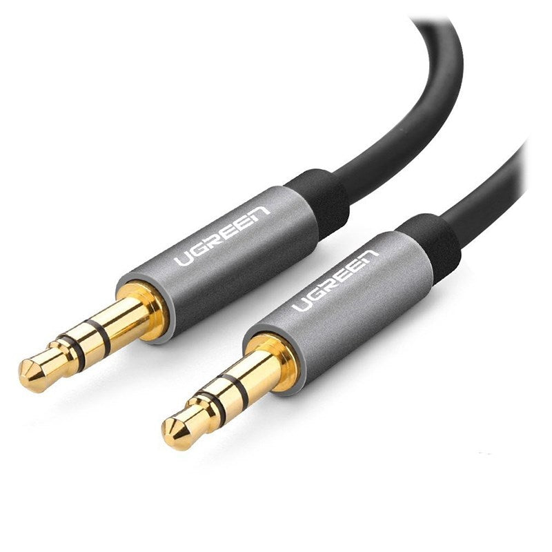 UGREEN TRS 3.5mm Male to TRS 3.5mm Male Gold Plated 1.5-Meters AUX Audio Cable for Smartphones, Tablets, PC | 10734