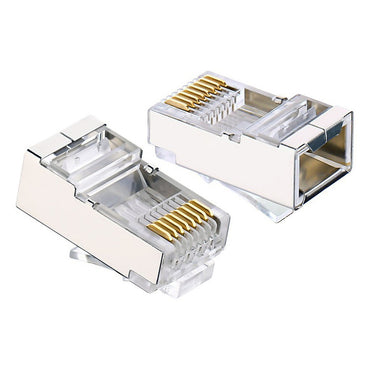 UGREEN CAT6 Shielding Crystal Head RJ45 Ethernet Network Adapter Crimp Connector (10 Pieces) | 20333