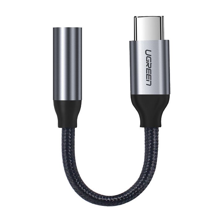UGREEN USB-C Male to 3.5mm Female Audio Aux Cable Headphone Jack Adapter Type C with DAC Chip For Earphones, Smartphones (Silver) | 30632 |