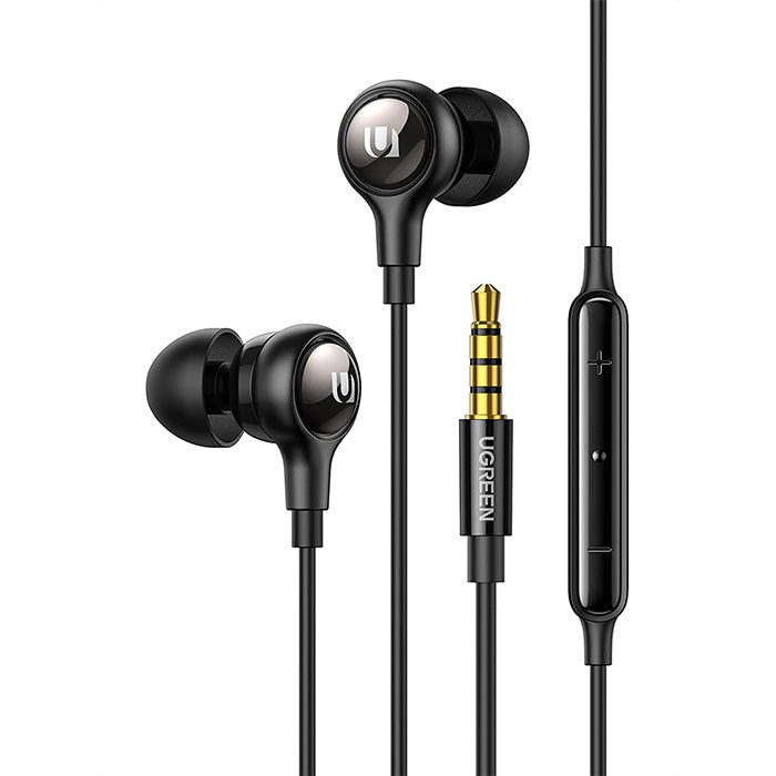 UGREEN Wired In-Ear Earphones 3.5mm/Type C/Lightning Connector with Microphone, Noise Isolation, Sensitive Wire Control for Smartphones, Tablets, Laptop | 30631, 30637, 30638
