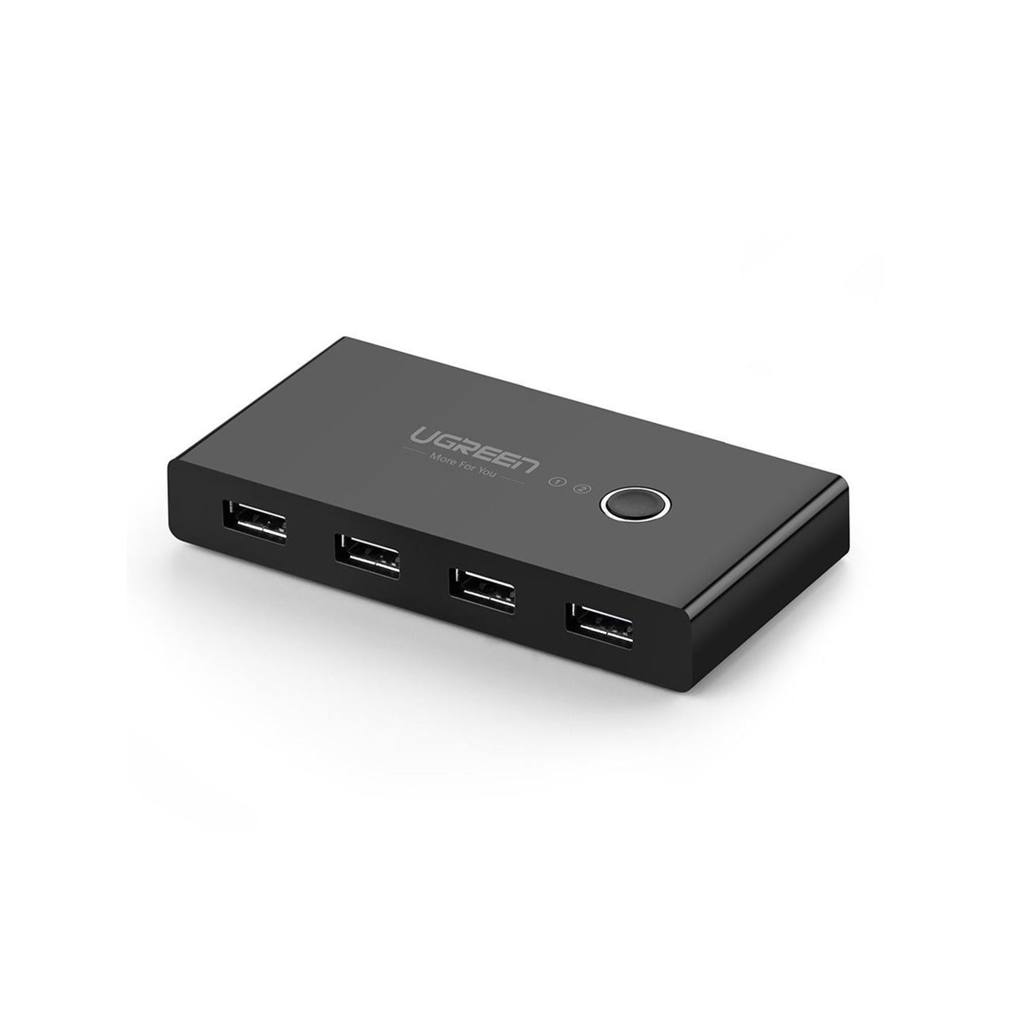 Ugreen 2-in   4-out Adapter With 4 Usb-port Switchers With One Button 