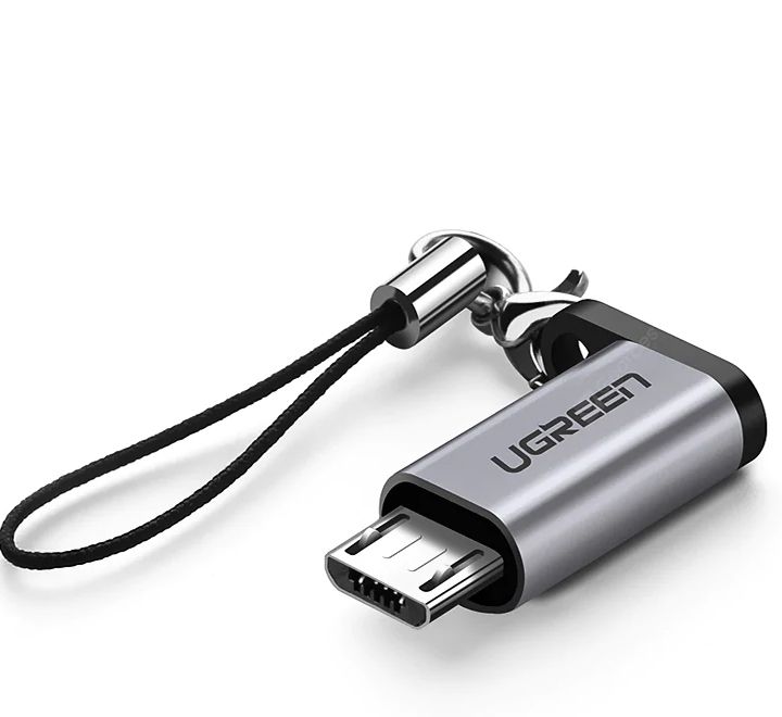 UGREEN USB-C Female to Micro USB Male Adapter 2.4A Fast Charging 480Mbps Transfer Data for Smartphones and Tablets (Gray) | 50590 |