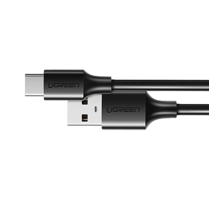 UGREEN USB 2.0 Male to Type C Male Cable 480Mbps Quick Charger and Data Transfer Speed for Smartphone (Black) (0.25M, 0.5M, 2M) | 60114 | 60115 | 60118 |