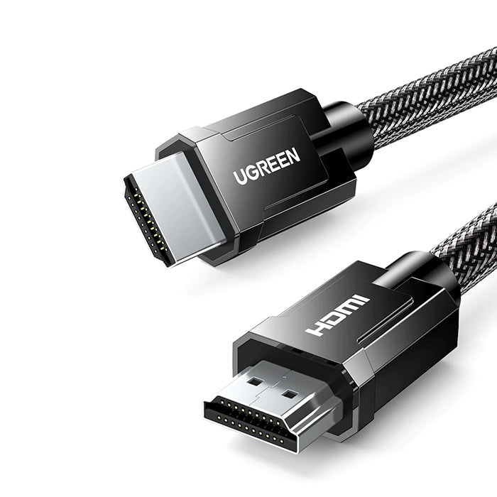 UGREEN 8K 60Hz FUHD HDMI 2.1 Male to Male 2-Meters Nylon-Braided Video Cable 48Gbps High Speed Supports Dolby Vision 7.1 HDR HDR10+ for TV, Monitors, PC, Laptop | 70321