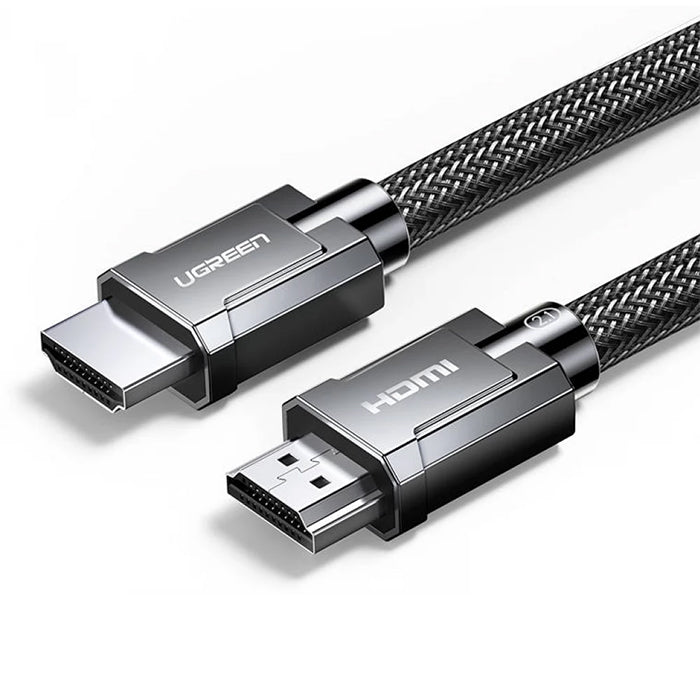 UGREEN 8K 60Hz FUHD HDMI 2.1 Male to Male 2-Meters Nylon-Braided Video Cable 48Gbps High Speed Supports Dolby Vision 7.1 HDR HDR10+ for TV, Monitors, PC, Laptop | 70321