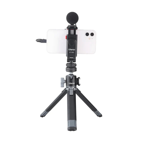 Ulanzi ST-06S Multi-Function Cold Shoe Smartphone Holder Mount for Camera or Tripod
