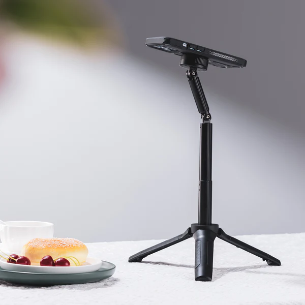 Ulanzi O-LOCK Portable Tripod Quick Release System with Double Section Angle Adjustable for Cases & Phone Magnetic Sticker, Smartphone (Black) | 3102