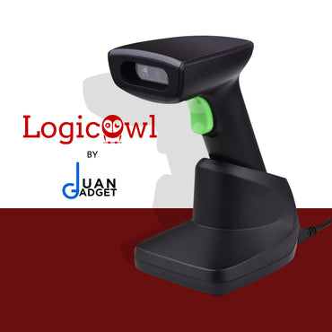 LogicOwl OJ-WHS20 Wireless USB 1D,2D and QR Barcode Scanner for Supermarket, Retail and Warehouse compatible with Windows, Android, and Linux OJ-WHS20