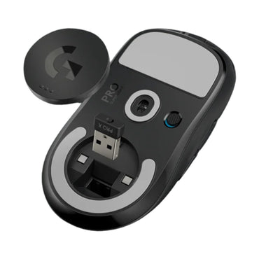 Logitech G Pro X Superlight Wireless Gaming Mouse, HERO 25k Sensor 25,600 DPI 5 Programmable Buttons and Long Battery Life (Black, White)