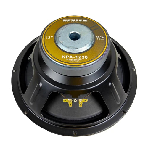 KEVLER KPA Series 12" Diameter Instrument Speakers with 43Hz-4.5KHz Frequency Response, Max 8Ohms Impedance, 97dB Sensitivity Level and 2" Voice Coil (2022 Model) (300W)