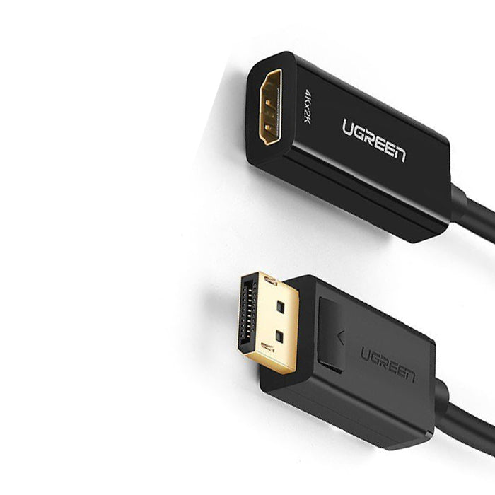 UGREEN 4K/1080P DisplayPort to HDMI Female Adapter 30Hz DP Converter for Laptop, Desktop, Monitor, Projector | 40363, 40362