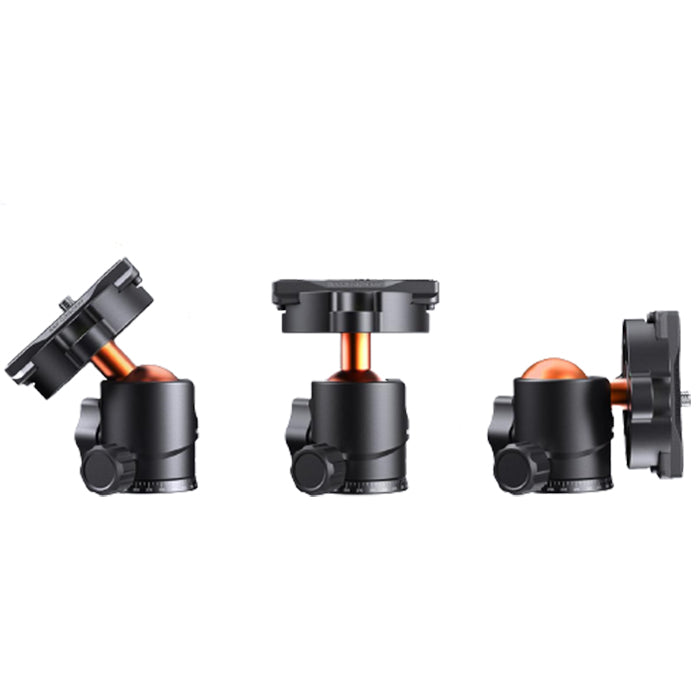 K&F Concept KF31-029V3 Camera Tripod Ball Head with 1/4 Inch Quick Release Plate 360 Degree for Camera, Tripod , Monopod